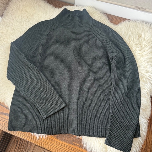 Eileen Fisher Sweater Charcoal Grey Relaxed Fit Size XXS - Picture 2 of 6